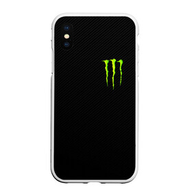 Чехол для iPhone XS Max матовый с принтом MONSTER ENERGY в Петрозаводске, Силикон | Область печати: задняя сторона чехла, без боковых панелей | black monster | bmx | claw | cybersport | energy | monster | monster energy | moto | motocross | race | sport | киберспорт | когти | монстер энерджи | монстр | мото | мотокросс | ралли | скейтбординг | спорт | т | энергия