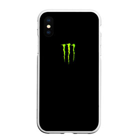 Чехол для iPhone XS Max матовый с принтом MONSTER ENERGY в Петрозаводске, Силикон | Область печати: задняя сторона чехла, без боковых панелей | black monster | bmx | claw | cybersport | energy | monster | monster energy | moto | motocross | race | sport | киберспорт | когти | монстер энерджи | монстр | мото | мотокросс | ралли | скейтбординг | спорт | т | энергия