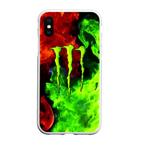 Чехол для iPhone XS Max матовый с принтом MONSTER ENERGY в Петрозаводске, Силикон | Область печати: задняя сторона чехла, без боковых панелей | black monster | bmx | claw | cybersport | energy | monster | monster energy | moto | motocross | race | sport | киберспорт | когти | монстер энерджи | монстр | мото | мотокросс | ралли | скейтбординг | спорт | т | энергия