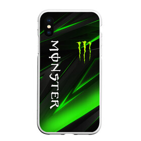 Чехол для iPhone XS Max матовый с принтом MONSTER ENERGY в Петрозаводске, Силикон | Область печати: задняя сторона чехла, без боковых панелей | black monster | bmx | claw | cybersport | energy | monster | monster energy | moto | motocross | race | sport | киберспорт | когти | монстер энерджи | монстр | мото | мотокросс | ралли | скейтбординг | спорт | т | энергия