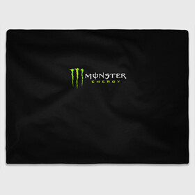 Плед 3D с принтом MONSTER ENERGY в Петрозаводске, 100% полиэстер | закругленные углы, все края обработаны. Ткань не мнется и не растягивается | black monster | bmx | claw | cybersport | energy | monster | monster energy | moto | motocross | race | sport | киберспорт | когти | монстер энерджи | монстр | мото | мотокросс | ралли | скейтбординг | спорт | т | энергия