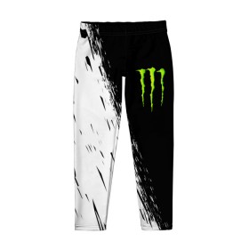 Детские леггинсы 3D с принтом MONSTER ENERGY в Петрозаводске, полиэстер 85%, спандекс 15% | эластичный пояс, зауженный крой | black monster | bmx | claw | cybersport | energy | monster | monster energy | moto | motocross | race | sport | киберспорт | когти | монстер энерджи | монстр | мото | мотокросс | ралли | скейтбординг | спорт | т | энергия