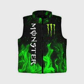 Детский жилет утепленный 3D с принтом MONSTER ENERGY в Петрозаводске,  |  | black monster | bmx | claw | cybersport | energy | monster | monster energy | moto | motocross | race | sport | киберспорт | когти | монстер энерджи | монстр | мото | мотокросс | ралли | скейтбординг | спорт | т | энергия