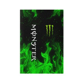 Обложка для паспорта матовая кожа с принтом MONSTER ENERGY в Петрозаводске, натуральная матовая кожа | размер 19,3 х 13,7 см; прозрачные пластиковые крепления | Тематика изображения на принте: black monster | bmx | claw | cybersport | energy | monster | monster energy | moto | motocross | race | sport | киберспорт | когти | монстер энерджи | монстр | мото | мотокросс | ралли | скейтбординг | спорт | т | энергия