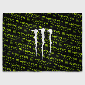 Плед 3D с принтом MONSTER ENERGY  в Петрозаводске, 100% полиэстер | закругленные углы, все края обработаны. Ткань не мнется и не растягивается | black monster | bmx | claw | cybersport | energy | monster | monster energy | moto | motocross | race | sport | киберспорт | когти | монстер энерджи | монстр | мото | мотокросс | ралли | скейтбординг | спорт | т | энергия