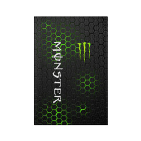 Обложка для паспорта матовая кожа с принтом MONSTER ENERGY  в Петрозаводске, натуральная матовая кожа | размер 19,3 х 13,7 см; прозрачные пластиковые крепления | black monster | bmx | claw | cybersport | energy | monster | monster energy | moto | motocross | race | sport | киберспорт | когти | монстер энерджи | монстр | мото | мотокросс | ралли | скейтбординг | спорт | т | энергия