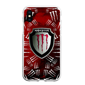 Чехол для iPhone XS Max матовый с принтом MONSTER ENERGY (Z) в Петрозаводске, Силикон | Область печати: задняя сторона чехла, без боковых панелей | black monster | bmx | claw | cybersport | energy | monster | monster energy | moto | motocross | race | sport | киберспорт | когти | монстер энерджи | монстр | мото | мотокросс | ралли | скейтбординг | спорт | т | энергия