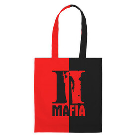 Шоппер 3D с принтом MAFIA 2 [9] в Петрозаводске, 100% полиэстер | Плотность: 200 г/м2; Размер: 34×35 см; Высота лямок: 30 см | gun | mafia | гангстер | мафия