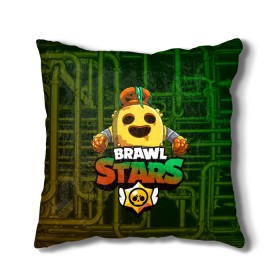 Подушка 3D с принтом Brawl Stars Robot Spike в Петрозаводске, наволочка – 100% полиэстер, наполнитель – холлофайбер (легкий наполнитель, не вызывает аллергию). | состоит из подушки и наволочки. Наволочка на молнии, легко снимается для стирки | brawl | brawl stars | brawl stars spike robot | spike | spike robot | бравл | бравл кактус | бравл спайк | бравл старс | кактус | робоспайк | спайк | спайк бравл старс