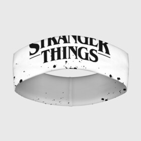 Повязка на голову 3D с принтом STRANGER THINGS в Петрозаводске,  |  | 11 | stranger things | одди | одиннадцатая | очень странные дела | сериалы