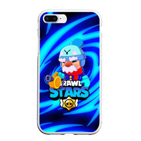 Чехол для iPhone 7Plus/8 Plus матовый с принтом BRAWL STARS GALE в Петрозаводске, Силикон | Область печати: задняя сторона чехла, без боковых панелей | bibi | brawl stars | coach mike | crow | gale | leon | leon shark | max | mecha crow | mr.p | phoenix | sally leon | sandy | spike | sprout | tara | unicorn | virus 8 bit | werewolf | ворон | оборотень