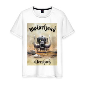 Мужская футболка хлопок с принтом Motorhead в Петрозаводске, 100% хлопок | прямой крой, круглый вырез горловины, длина до линии бедер, слегка спущенное плечо. | motorhead | арт | лемми | музыка | рок