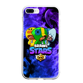 Чехол для iPhone 7Plus/8 Plus матовый с принтом Brawl Stars TRIO в Петрозаводске, Силикон | Область печати: задняя сторона чехла, без боковых панелей | 8 bit | 8 бит | bibi | brawl | brawl stars | crow | leon | spike | sprout | stars | бравл | бравл старс | браво старс | игра | компьютерная | кров | леон | онлайн | старс