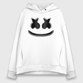 Женское худи Oversize хлопок с принтом FORTNITE x MARSHMELLO 3D в Петрозаводске, френч-терри — 70% хлопок, 30% полиэстер. Мягкий теплый начес внутри —100% хлопок | боковые карманы, эластичные манжеты и нижняя кромка, капюшон на магнитной кнопке | deadmau5 | fortnite | fortnite 2 | fortnite x маршмелло | ikonik | marshmello | ninja | ninja streamer | raven | travis scott | ворон | иконик | ниндзя | пили | рейвен | трэвис скотт | фортнайт