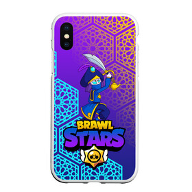 Чехол для iPhone XS Max матовый с принтом MORTIS BRAWL STARS в Петрозаводске, Силикон | Область печати: задняя сторона чехла, без боковых панелей | brawl | brawl stars | brawl stars rogue mortis | clash | mortis brawl stars | rogue mortis | бравл старс | бравл старс коварный мортис | игра | коварный мортис | мобильные игры | мортис