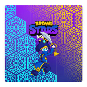 Магнитный плакат 3Х3 с принтом MORTIS BRAWL STARS в Петрозаводске, Полимерный материал с магнитным слоем | 9 деталей размером 9*9 см | brawl | brawl stars | brawl stars rogue mortis | clash | mortis brawl stars | rogue mortis | бравл старс | бравл старс коварный мортис | игра | коварный мортис | мобильные игры | мортис