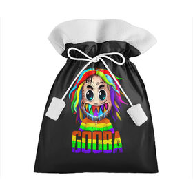 Подарочный 3D мешок с принтом 6IX9INE в Петрозаводске, 100% полиэстер | Размер: 29*39 см | 6 | 6ix9ine | 9 | america | gang | gangsta | gooba | keke | koko | music | rap | shark | tekashi | usa | акула | америка | музыка | реп | рэп | текаши