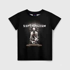 Детская футболка 3D с принтом Septicflesh в Петрозаводске, 100% гипоаллергенный полиэфир | прямой крой, круглый вырез горловины, длина до линии бедер, чуть спущенное плечо, ткань немного тянется | septicflesh | арт | дэт дум метал | дэт метал | музыка | рок | симфоник метал