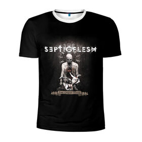 Мужская футболка 3D спортивная с принтом Septicflesh в Петрозаводске, 100% полиэстер с улучшенными характеристиками | приталенный силуэт, круглая горловина, широкие плечи, сужается к линии бедра | septicflesh | арт | дэт дум метал | дэт метал | музыка | рок | симфоник метал