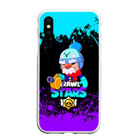 Чехол для iPhone XS Max матовый с принтом BRAWL STARS GALE в Петрозаводске, Силикон | Область печати: задняя сторона чехла, без боковых панелей | bibi | brawl stars | coach mike | crow | gale | leon | leon shark | max | mecha crow | mortis | mr.p | phoenix | sally leon | sandy | spike | sprout | tara | unicorn | virus 8 bit | werewolf | ворон | оборотень