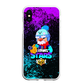 Чехол для iPhone XS Max матовый с принтом BRAWL STARS GALE в Петрозаводске, Силикон | Область печати: задняя сторона чехла, без боковых панелей | bibi | brawl stars | coach mike | crow | gale | leon | leon shark | max | mecha crow | mortis | mr.p | phoenix | sally leon | sandy | spike | sprout | tara | unicorn | virus 8 bit | werewolf | ворон | оборотень