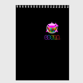 Скетчбук с принтом GOOBA - 6ix9ine в Петрозаводске, 100% бумага
 | 48 листов, плотность листов — 100 г/м2, плотность картонной обложки — 250 г/м2. Листы скреплены сверху удобной пружинной спиралью | 6ix9ine | 6ix9ine art | 6ix9ine king up | 6ix9ine арт | gooba | gooba 6ix9ine | shark | tekashi | tekashi 6ix9ine | акула | репер 6ix9ine | репер такеши | такеши