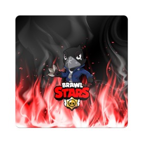 Магнит виниловый Квадрат с принтом Brawl Stars CROW в Петрозаводске, полимерный материал с магнитным слоем | размер 9*9 см, закругленные углы | 8 bit | 8 бит | bibi | brawl | brawl stars | crow | leon | spike | sprout | stars | бравл | бравл старс | браво старс | игра | компьютерная | кров | леон | онлайн | старс