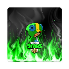 Магнит виниловый Квадрат с принтом Brawl Stars LEON в Петрозаводске, полимерный материал с магнитным слоем | размер 9*9 см, закругленные углы | 8 bit | 8 бит | bibi | brawl | brawl stars | crow | leon | spike | sprout | stars | бравл | бравл старс | браво старс | игра | компьютерная | кров | леон | онлайн | старс