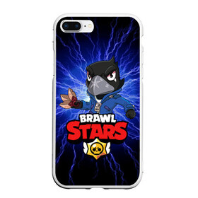 Чехол для iPhone 7Plus/8 Plus матовый с принтом BRAWL STARS CROW в Петрозаводске, Силикон | Область печати: задняя сторона чехла, без боковых панелей | bibi | brawl stars | coach mike | crow | gale | leon | leon shark | max | mecha crow | mortis | mr.p | phoenix | sally leon | sandy | spike | sprout | tara | unicorn | virus 8 bit | werewolf | ворон | оборотень