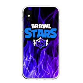 Чехол для iPhone XS Max матовый с принтом BRAWL STARS в Петрозаводске, Силикон | Область печати: задняя сторона чехла, без боковых панелей | 8 bit | barley | brawl stars | brock | bull | colt | crow | dynamike | fire | frank | jessie | leon | nita | барли | бравл старс | брок | булл | ворон | джесси | динамайк | кольт | леон | огонь | фрэнк