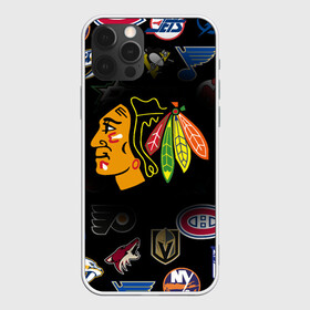 Чехол для iPhone 12 Pro с принтом Chicago Blackhawks (Z) в Петрозаводске, силикон | область печати: задняя сторона чехла, без боковых панелей | anaheim ducks | arizona coyotes | boston bruins | buffalo sabres | calgary flames | canadiens de montreal | carolina hurricanes | chicago blackhawks | colorado avalanche | columbus blue jackets | dallas stars | detroit red wings | edmonton oil | hockey | 