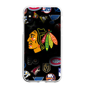 Чехол для iPhone XS Max матовый с принтом Chicago Blackhawks (Z) в Петрозаводске, Силикон | Область печати: задняя сторона чехла, без боковых панелей | Тематика изображения на принте: anaheim ducks | arizona coyotes | boston bruins | buffalo sabres | calgary flames | canadiens de montreal | carolina hurricanes | chicago blackhawks | colorado avalanche | columbus blue jackets | dallas stars | detroit red wings | edmonton oil | hockey | 