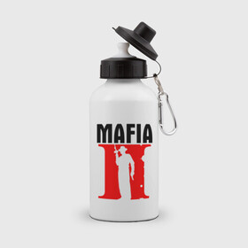 Бутылка спортивная с принтом Mafia II:Definitive Edition(Z) в Петрозаводске, металл | емкость — 500 мл, в комплекте две пластиковые крышки и карабин для крепления | Тематика изображения на принте: definitive edition | mafia | mafia ii | игра | мафия | мафия 2 | шутер