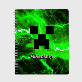 Тетрадь с принтом Minecraft в Петрозаводске, 100% бумага | 48 листов, плотность листов — 60 г/м2, плотность картонной обложки — 250 г/м2. Листы скреплены сбоку удобной пружинной спиралью. Уголки страниц и обложки скругленные. Цвет линий — светло-серый
 | craft | game | mine | minecraft | minecraftmemories | pixel | tnt | twitter | блок | динамит | игра | красный блок | майнкрафт | маркус перссон | пиксель | ремесло | тротил | шахта