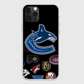 Чехол для iPhone 12 Pro Max с принтом NHL Vancouver Canucks | НХЛ (Z) в Петрозаводске, Силикон |  | anaheim ducks | arizona coyotes | boston bruins | buffalo sabres | canadiens de montreal | carolina hurricanes | chicago blackhawks | colorado | hockey | nhl | vancouver canucks | нхл | паттерн | спорт | хоккей