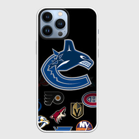 Чехол для iPhone 13 Pro Max с принтом NHL Vancouver Canucks | НХЛ (Z) в Петрозаводске,  |  | anaheim ducks | arizona coyotes | boston bruins | buffalo sabres | canadiens de montreal | carolina hurricanes | chicago blackhawks | colorado | hockey | nhl | vancouver canucks | нхл | паттерн | спорт | хоккей