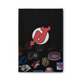 Обложка для автодокументов с принтом NHL New Jersey Devils (Z) в Петрозаводске, натуральная кожа |  размер 19,9*13 см; внутри 4 больших “конверта” для документов и один маленький отдел — туда идеально встанут права | Тематика изображения на принте: anaheim ducks | arizona coyotes | boston bruins | buffalo sabres | calgary flames | carolina hurricanes | chicago blackhawks | colorado | hockey | new jersey devils | nhl | нхл | паттерн | спорт | хоккей