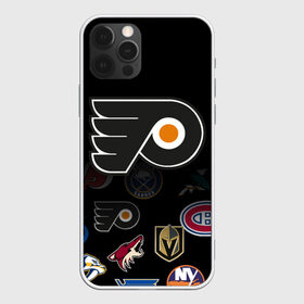 Чехол для iPhone 12 Pro Max с принтом NHL Philadelphia Flyers (Z) в Петрозаводске, Силикон |  | anaheim ducks | boston bruins | buffalo sabres | calgary flames | canadiens de montreal | carolina hurricanes | chicago blackhawks | colorado | hockey | nhl | philadelphia flyers | нхл | паттерн | спорт | хоккей