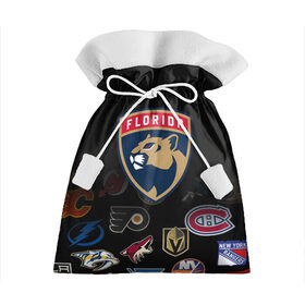 Подарочный 3D мешок с принтом NHL Florida Panthers (Z) в Петрозаводске, 100% полиэстер | Размер: 29*39 см | anaheim ducks | arizona coyotes | boston bruins | buffalo sabres | calgary flames | canadiens de montreal | chicago blackhawks | colorado | florida panthers | hockey | nhl | нхл | паттерн | спорт | хоккей