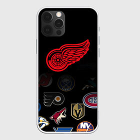 Чехол для iPhone 12 Pro Max с принтом NHL Detroit Red Wings (Z) в Петрозаводске, Силикон |  | anaheim ducks | arizona coyotes | boston bruins | buffalo sabres | calgary flames | canadiens de montreal | carolina hurricanes | colorado | detroit red wings | hockey | nhl | нхл | паттерн | спорт | хоккей