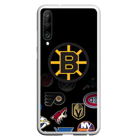 Чехол для Honor P30 с принтом NHL Boston Bruins (Z) в Петрозаводске, Силикон | Область печати: задняя сторона чехла, без боковых панелей | anaheim ducks | arizona coyotes | boston bruins | buffalo sabres | calgary flames | canadiens de montreal | carolina hurricanes | chicago blackhawks | colorado | hockey | nhl | нхл | паттерн | спорт | хоккей