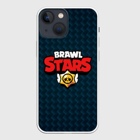 Чехол для iPhone 13 mini с принтом Brawl S. в Петрозаводске,  |  | brawl | logo | moba | stars | звезда | игра | лого | моба | надпись | полосы | текст | череп