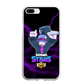 Чехол для iPhone 7Plus/8 Plus матовый с принтом BRAWL STARS DJ FRANK в Петрозаводске, Силикон | Область печати: задняя сторона чехла, без боковых панелей | Тематика изображения на принте: 8 bit | 8 бит | bibi | brawl | brawl stars | crow | leon | spike | sprout | stars | бравл | бравл старс | браво старс | игра | компьютерная | кров | леон | онлайн | старс