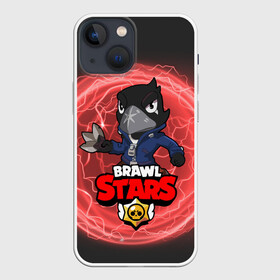 Чехол для iPhone 13 mini с принтом Brawl Stars CROW в Петрозаводске,  |  | Тематика изображения на принте: 8 bit | 8 бит | bibi | brawl | brawl stars | crow | leon | spike | sprout | stars | бравл | бравл старс | браво старс | игра | компьютерная | кров | леон | онлайн | старс