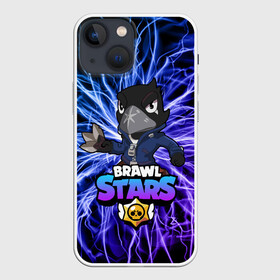 Чехол для iPhone 13 mini с принтом Brawl Stars CROW в Петрозаводске,  |  | 8 bit | 8 бит | bibi | brawl | brawl stars | crow | leon | spike | sprout | stars | бравл | бравл старс | браво старс | игра | компьютерная | кров | леон | онлайн | старс