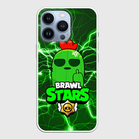 Чехол для iPhone 13 Pro с принтом Brawl Stars SPIKE в Петрозаводске,  |  | 8 bit | 8 бит | bibi | brawl | brawl stars | crow | leon | spike | sprout | stars | бравл | бравл старс | браво старс | игра | компьютерная | кров | леон | онлайн | старс