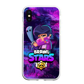 Чехол для iPhone XS Max матовый с принтом BRAWL STARS BIBI в Петрозаводске, Силикон | Область печати: задняя сторона чехла, без боковых панелей | bibi | brawl stars | coach mike | crow | gale | leon | leon shark | max | mecha crow | mortis | mr.p | phoenix | sally leon | sandy | spike | sprout | tara | unicorn | virus 8 bit | werewolf | ворон | оборотень