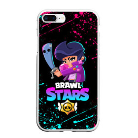 Чехол для iPhone 7Plus/8 Plus матовый с принтом BRAWL STARS BIBI в Петрозаводске, Силикон | Область печати: задняя сторона чехла, без боковых панелей | bibi | brawl stars | coach mike | crow | gale | leon | leon shark | max | mecha crow | mortis | mr.p | phoenix | sally leon | sandy | spike | sprout | tara | unicorn | virus 8 bit | werewolf | ворон | оборотень