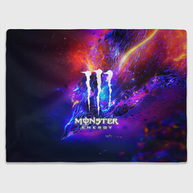 Плед 3D с принтом MONSTER ENERGY в Петрозаводске, 100% полиэстер | закругленные углы, все края обработаны. Ткань не мнется и не растягивается | amg | auto | bmw | honda | jdm | mercedes | nissan | porsche | racing | sport | subar | toyota | автомобил | автомобильные | киа | лексус | марка | машины | митсубиси | ниссан | порше | спорт | субару | тесла | тойота | хонда