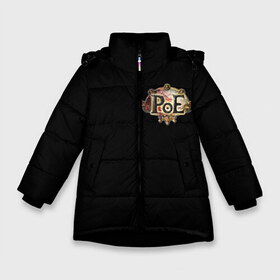 Зимняя куртка для девочек 3D с принтом Path of Exile 8 в Петрозаводске, ткань верха — 100% полиэстер; подклад — 100% полиэстер, утеплитель — 100% полиэстер. | длина ниже бедра, удлиненная спинка, воротник стойка и отстегивающийся капюшон. Есть боковые карманы с листочкой на кнопках, утяжки по низу изделия и внутренний карман на молнии. 

Предусмотрены светоотражающий принт на спинке, радужный светоотражающий элемент на пуллере молнии и на резинке для утяжки. | Тематика изображения на принте: pas of exile | pat of exile | path of exile | poe | пое